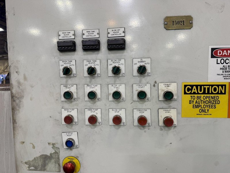 18" RANSOHOFF LEANVEYOR 3-STAGE STEEL MESH CONVEYOR PASS THROUGH PARTS WASHER, NEW 2017: YOBRO #24292