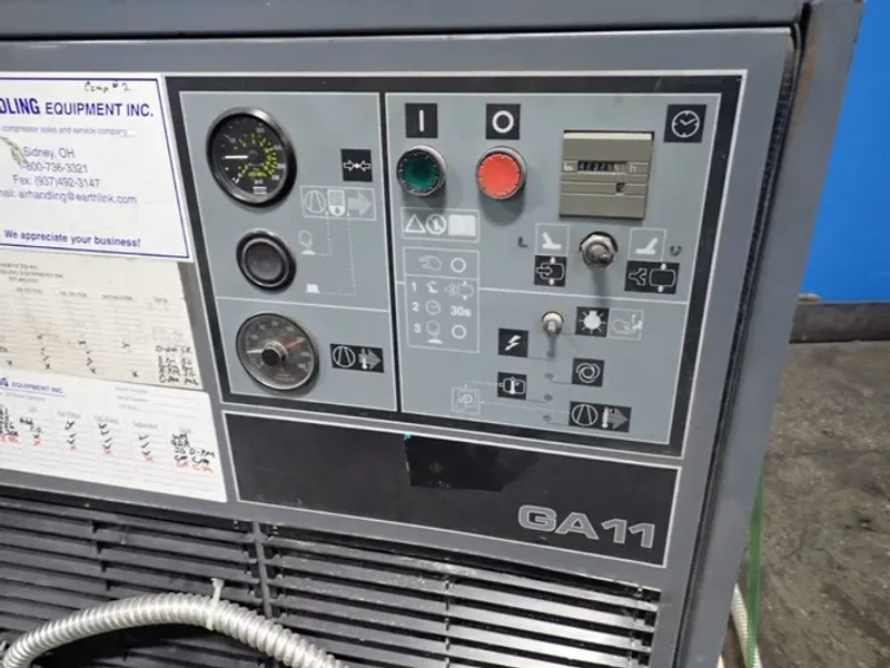 ATLAS COPCO 15 HP AIR COMPRESSOR   -  GA 11