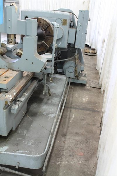 28" X 96" &amp; 240" LODGE &amp; SHIPLEY HOLLOW SPINDLE ENGINE LATHE: #61474
