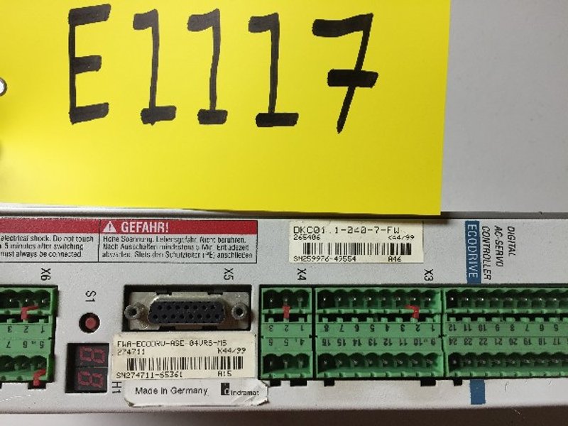 Indramat EcoDrive Servo Controller - DKC1.1-040-FW