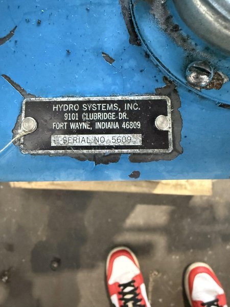 5,000 PSI HYDRAULIC PUMP UNIT W/ BALDOR MOTOR. STOCK # 1003325.