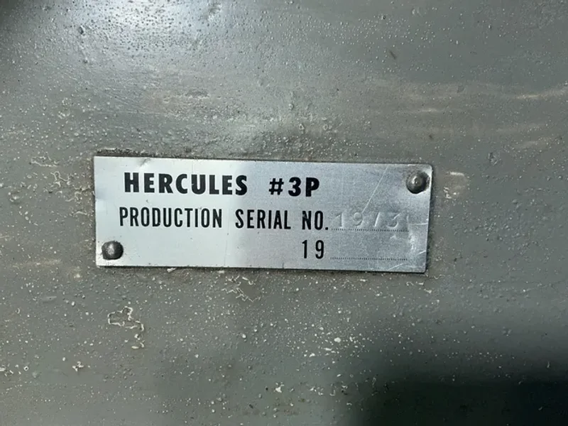 HERCULES 12”X63” HORIZONTAL MILL  -  3P