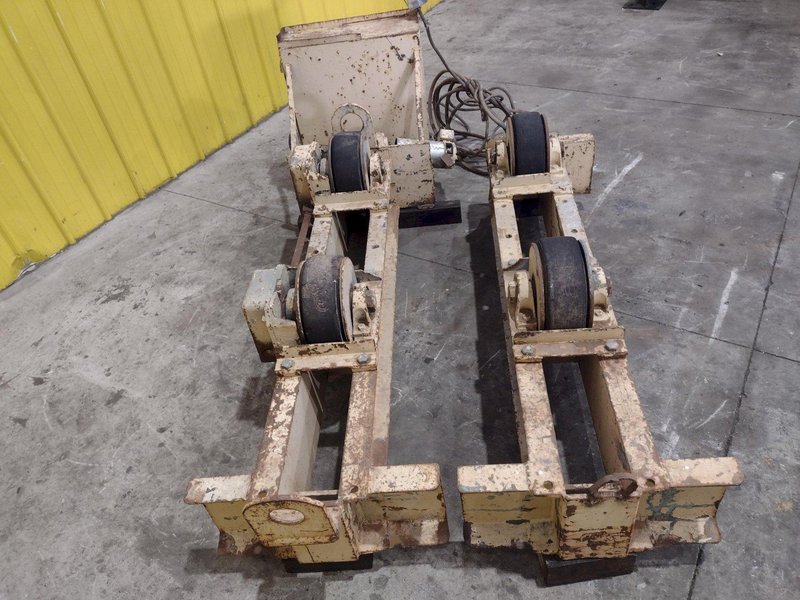 10 TON 20,000 LB RANSOME MODEL #WRD10 TANK TURNING ROLLS, 1 DRIVE &amp; 1 IDLER ROLL: YOBRO #25073