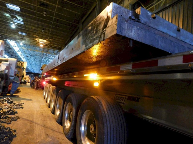 18&#039; X 5&#039;6&#039; X 10&#039; THICK GIDDINGS &amp; LEWIS T-SLOTTED FLOOR PLATE: #67268