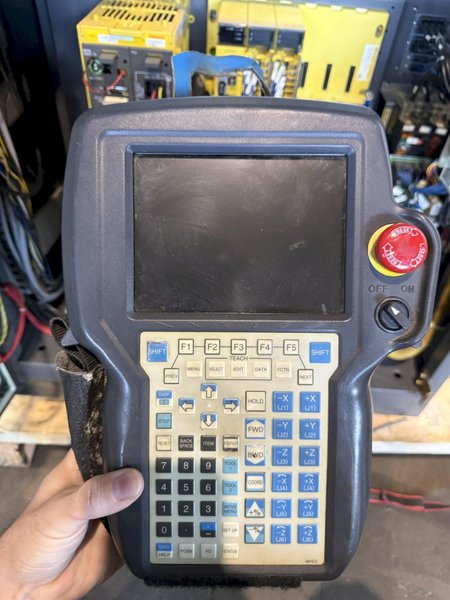 FANUC M-6iB/20 6 AXIS ROBOT W/ R-J3IB CONTROLLER. STOCK # 1005724