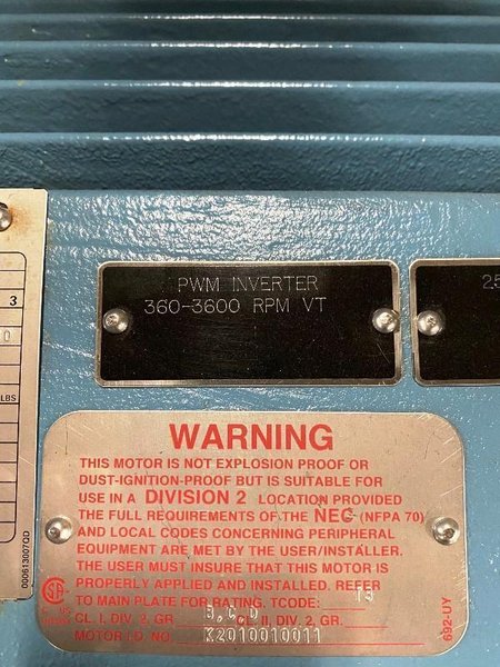 NEW -  300 HP,  AXR 5010-2, AC SQUIRREL CAGE MOTOR