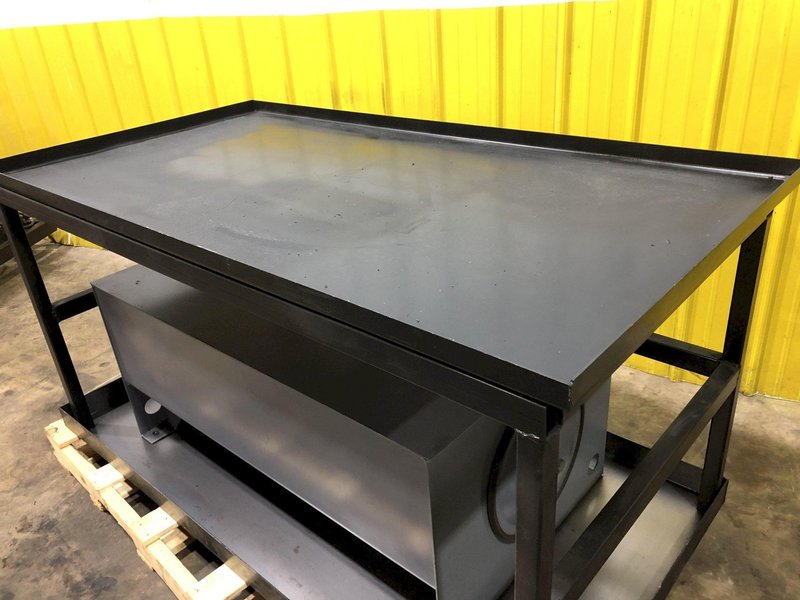 HYDRAULIC OIL RESERVOIR &amp; WORK TABLE: STOCK #16578