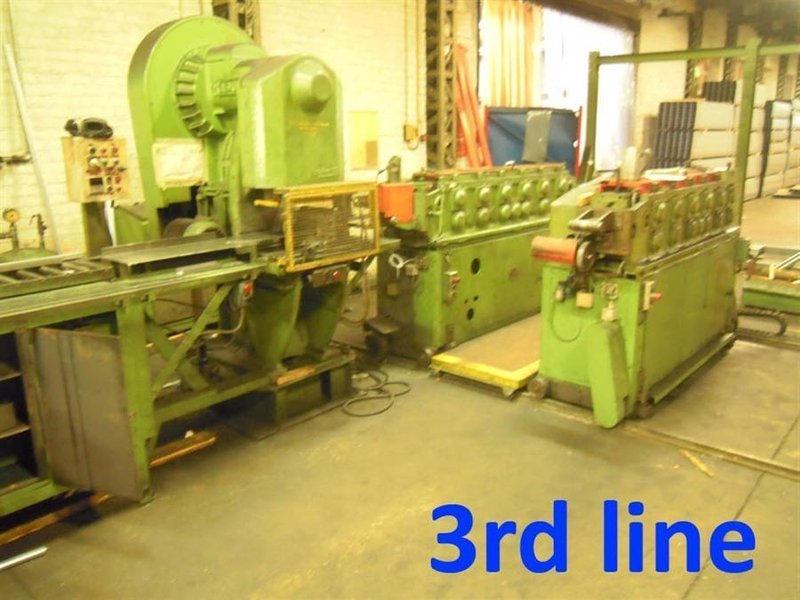 RAS rollforming + decoiler - for making U&amp;C-profiles