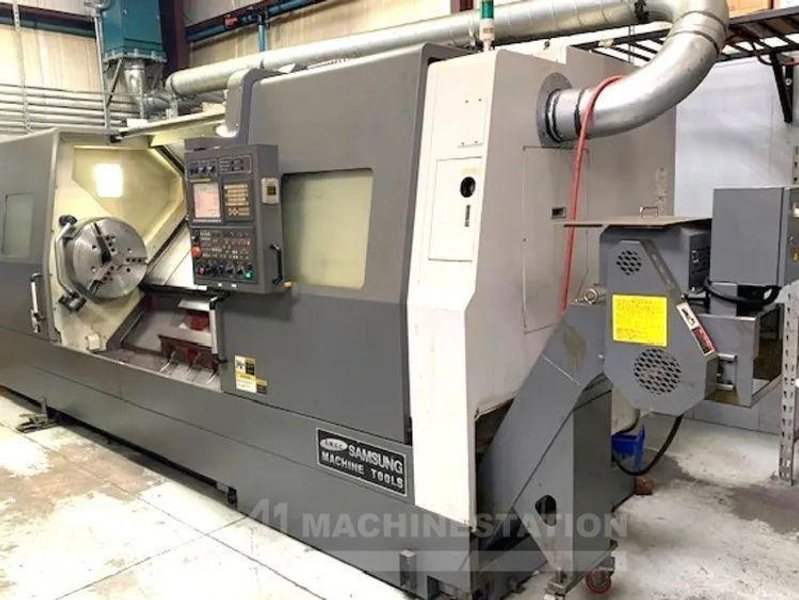 Samsung SMEC SL45/2000BB CNC Turning Center – Long Bed 7.1″ Big Bore Lathe