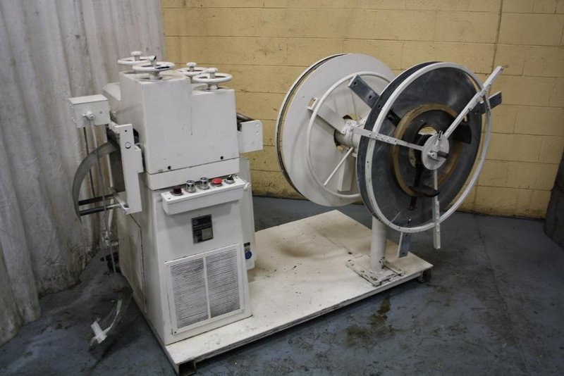 4.7' X 0.05 BRUDERER 19 ROLL STRAIGHTENER &amp; COIL REEL: STOCK #64789