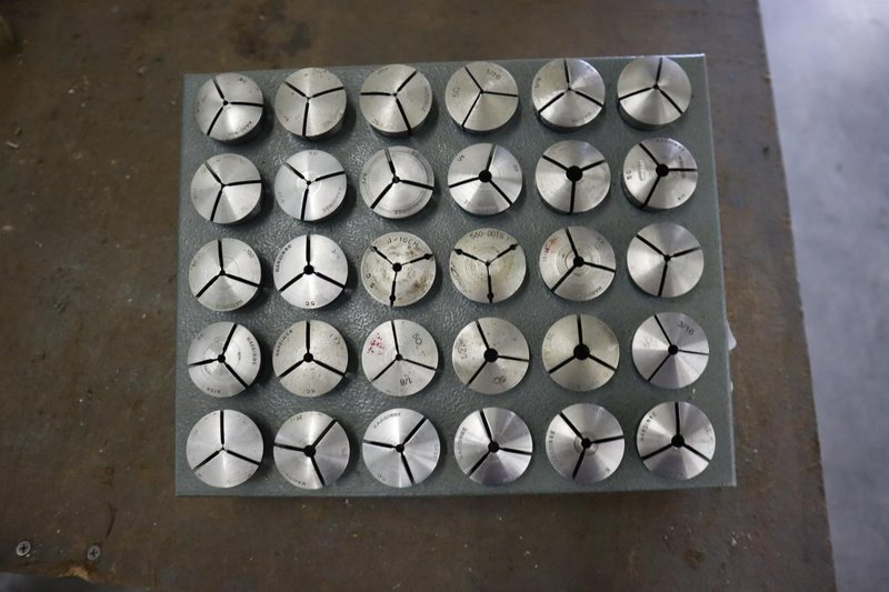 5C Collets with Metal Divider Rack- Auction Item