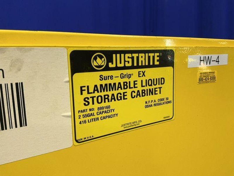 JUSTRITE 110 GAL FLAMMABLE STORAGE CABINET