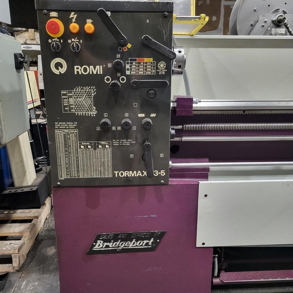 Bridgeport Romi Tormax 13-5 Engine Lathe