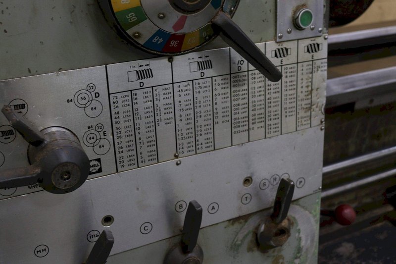 17&quot; x 80&quot; CLAUSING ENGINE LATHE: STOCK #73323