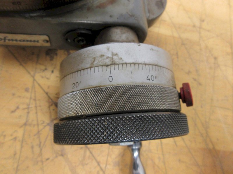 Hoffman 8" Manual Rotary Table with 6 T-Slots, Side Clamping, Approx 2-3/4" Work Face Height- Auction Item