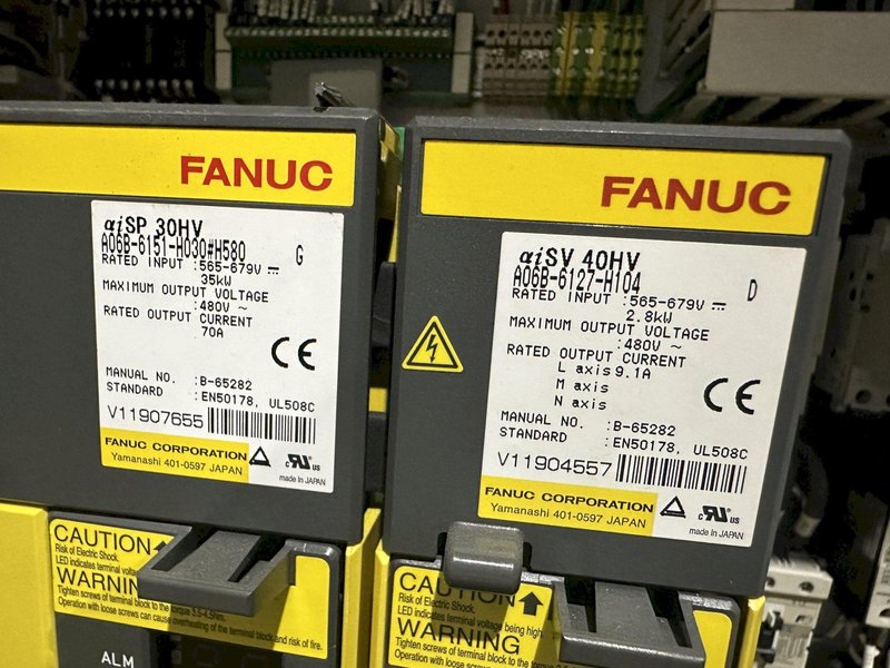 25 HP SERVO DRIVEN KRC PORTABLE CNC DRILL, TAP &amp; REAMING MACHINE WITH FANUC CONTROLS: STOCK #17445