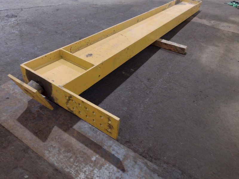 2 TON x 12&#039; GORBEL TENSION STAND JIB CRANE WITH 2 TON HARRINGTON HOIST &amp; POWER TROLLEY: STOCK #18873