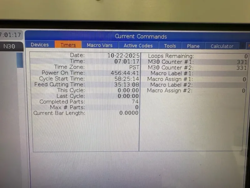 2024 Haas ST-15Y w/ Bar Feeder - Under 50 hours!