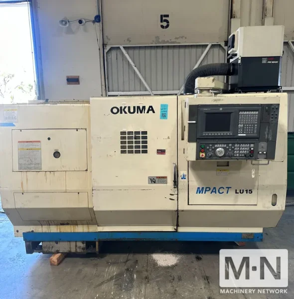 Okuma Impact LU-15M CNC Lathe w/ Barfeeder