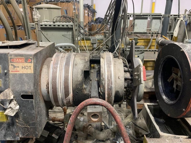 Davis Standard Used 4.5&quot; Ram Stuffing Cascade Pelletizing Line, Xaloy Water Ring Pelletizer