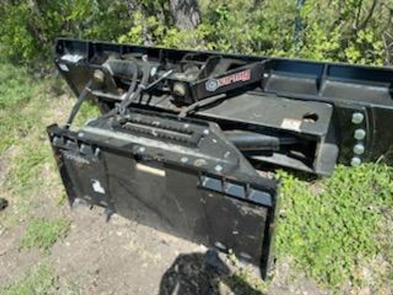 McLaren 84″ 6-Way Skid Steer Dozer Blade w/ Power Tilt, 2025 – Universal Quick Attach, Heavy-Duty Cutting Edge