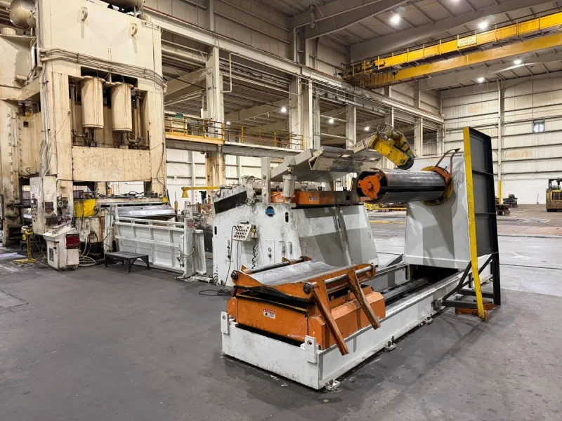 COE PRESS Complete Coil Feed Line 30,000 Lbs. x 72" Wide