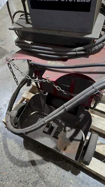 Lincoln Electric PowerWave 455M w/ Controls, Wire Feeder and Cooler USED