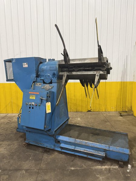 10,000 LBS X 30" LITTELL MODEL #90-30 PULL OFF UNCOILER COIL REEL: YOBRO #26126