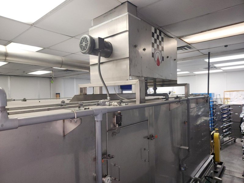 Accutherm 2-Stage Immersion Heated Wash and Rinse System, 2013 – 705 Gallon Capacity, Stainless Steel, Blow-Off Drying