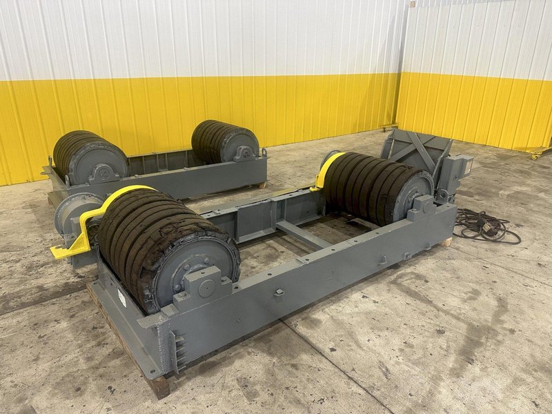 120,000 LB / 60 TON RANSOME PANDJIRIS TANK TURNING ROLLS - POWER &amp; IDLER SET: STOCK 13386
