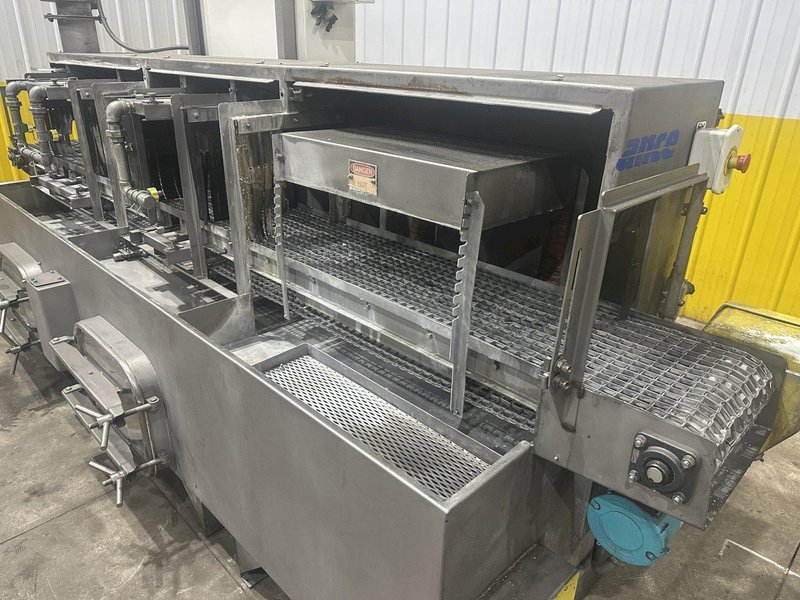 14&quot; W X 10&quot; H 2019 ALLIANCE AQUAMASTER CB-1400E STAINLESS STEEL CONVEYOR BELT 3 STAGE PARTS WASHER: STOCK #23104