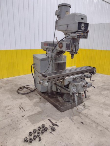 4 HP BRIDGEPORT SERIES II VERTICAL MILLING MACHINE: STOCK #20606