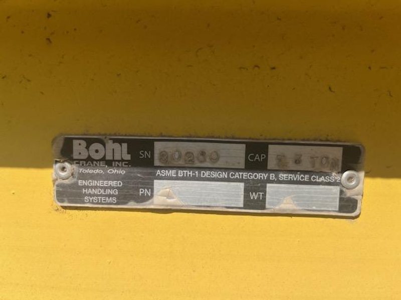 7.5 BOHL SPREADER BAR 8870# CAPACITY STOCK# 4067