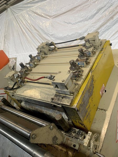 24" X .25" COE MODEL CPPS-PO-400-24 POWERED 7 ROLL COIL STRAIGHTENER: STOCK 18356