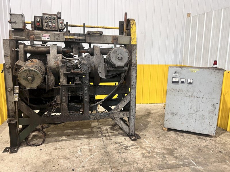 2" ROTARY 2-ROLL TUBE &amp; BAR STRAIGHTENER: STOCK #22571