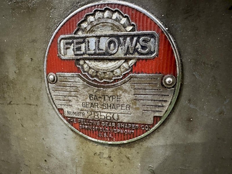 FELLOWS MODEL #645A GEAR SHAPER W/ 2&quot; RISER AND LARGE BORE: STOCK #22049