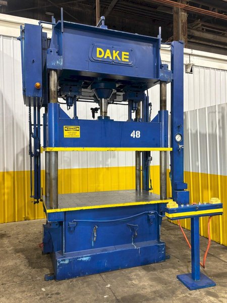 75 TON DAKE MODEL #18-558 HYDRAULIC 4-POST PRESS,  23&quot; STROKE: YOBRO #24084