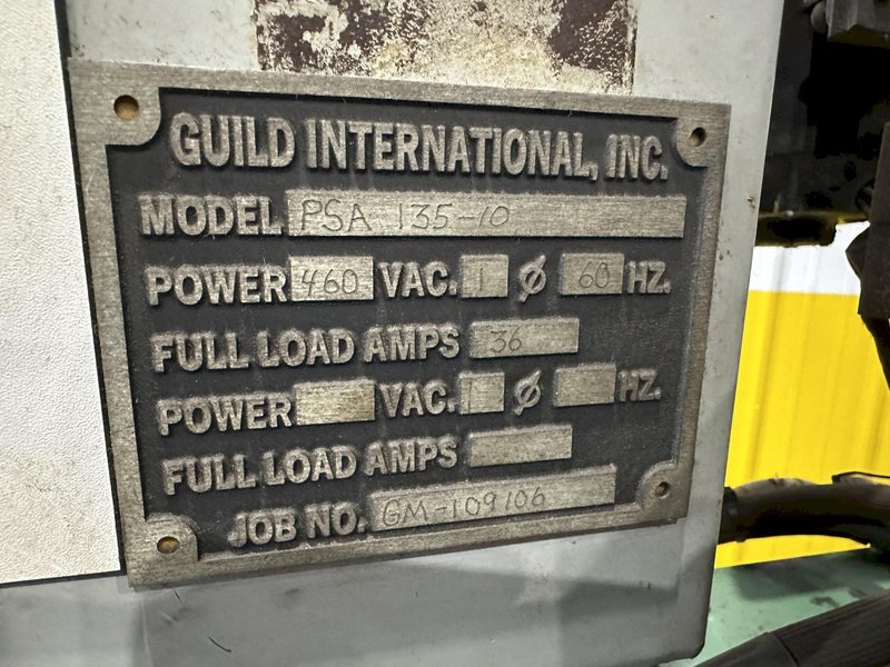 10&quot; GUILD MODEL #PSA-135-10 SHEAR END COIL STRIP WELDER WITH MILLER ECONO-TWIN HF WELDER: STOCK #22611