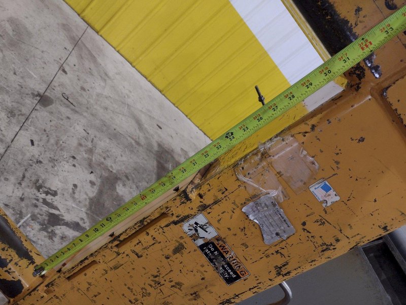 4 TON CALDWELL MODEL#81P-4-50 C HOOK PAPER COIL LIFTER: STOCK #22716