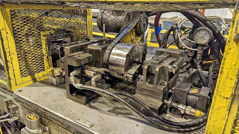 Tube Straightener and Cut-Off Machine, Komo Machine STOCK #3082