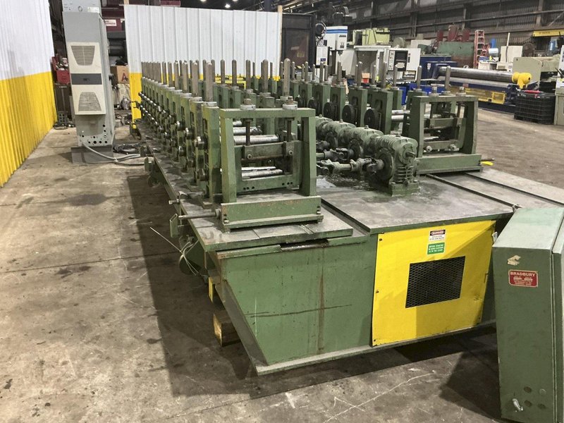 10 &amp; 12 STAND X 2" BRADBURY SIDE BY SIDE U JOINT DRIVE ROLLFORMER: YOBRO #24947