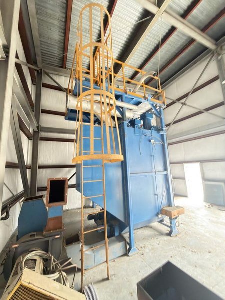 60" x 60" BCP MODEL #A4-9479 SPINNER HANGER SHOT BLAST MACHINE, NEW 1999: YOBRO #26149