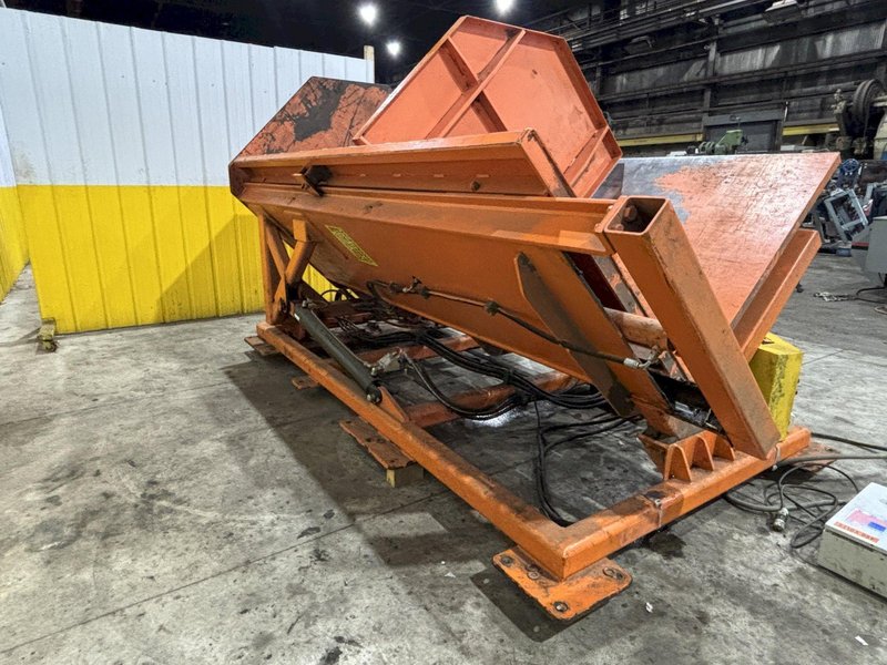 50&quot; x 70 -&gt; 118&quot; CHERRYS MODEL #PSR-118VB PALLET INVERTER, FLIPPER, ROLLOVER MACHINE: STOCK #23223