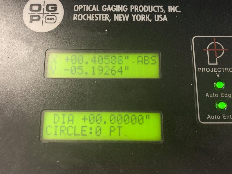 30" OGP Model OQ-30B Heavy Duty Side Screen Optical Comparator and Measuring Machine, S/N OQB30195.
