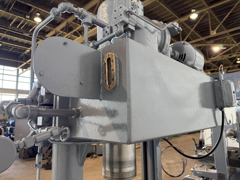 100 TON WATSON-STILLMAN HYDRAULIC H FRAME STYLE STRAIGHTENING PRESS. STOCK # 0875226