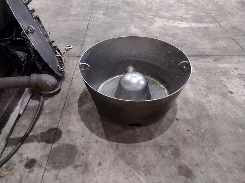 30&quot; BARRETT MODEL #1100E MOTORIZED CHIP SPINNER / WRINGER w/ (2) CHIP PANS: STOCK #23373