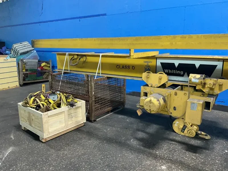 WHITING 10 TON BRIDGE CRANE