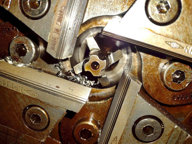 2 SPINDLE x 1.25" LANDIS THREADER / THREADING MACHINE: YOBRO #24699