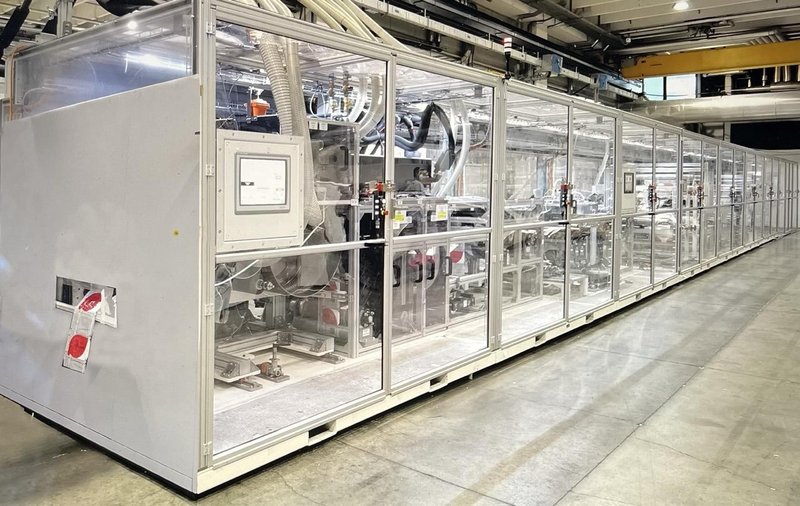 Complete Packaging, Sealing, Labeling, and Bottling Line, 2022 – Vacuum Encloser, Laser Control, Chiller