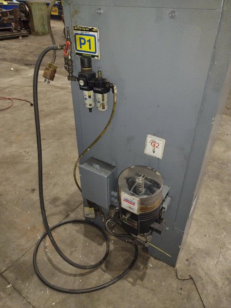 7.6 CU FT ALMCO MODEL #OR-9VLR ROTARY VIBRATORY FINISHER &amp; DEBURRER: YOBRO #25014